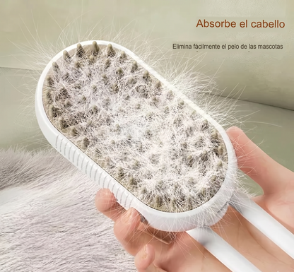 Cepillo de Vapor 3 en 1 para mascotas