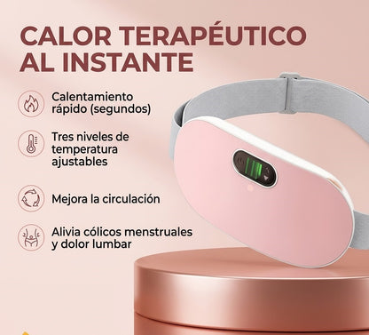 Cinturón Masajeador Térmico para Alivio Menstrual y Lumbar